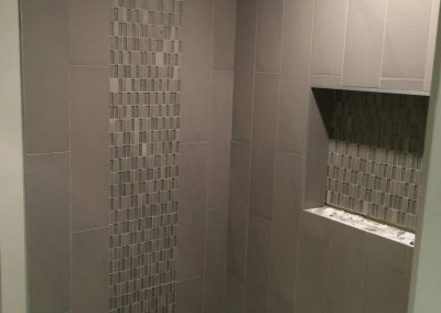 tile floor installation-restroom