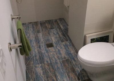 hard floor installation-toilet floor