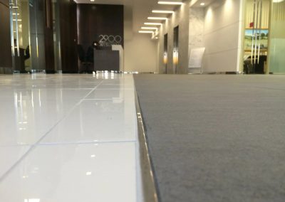 commercial tile floor installation