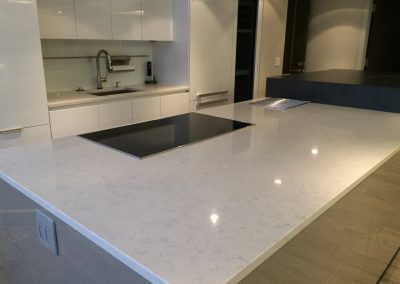 tile floor installation-kitchen sink