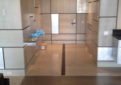 tile floor installation-view of a kitchen floor